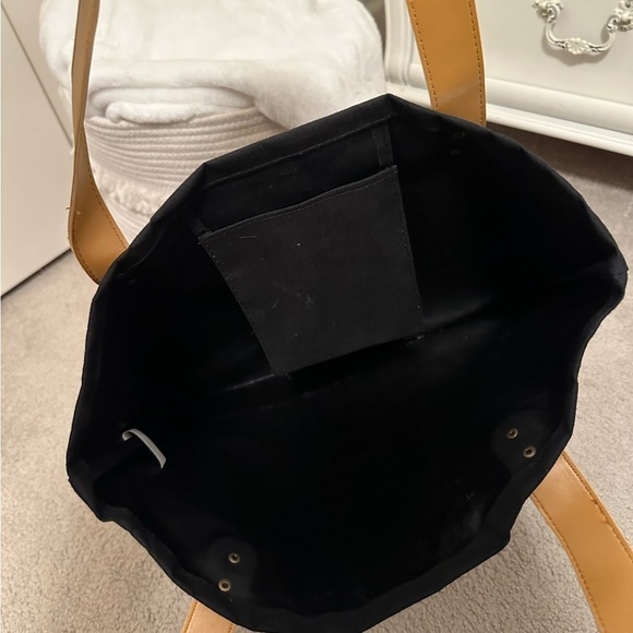 Authentic San Francisco Black and Brown Tote - Picture 3 of 5